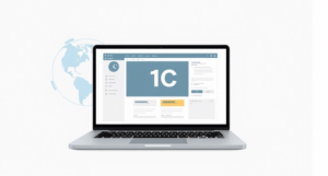 Интеграция 1С в экране ноутбука